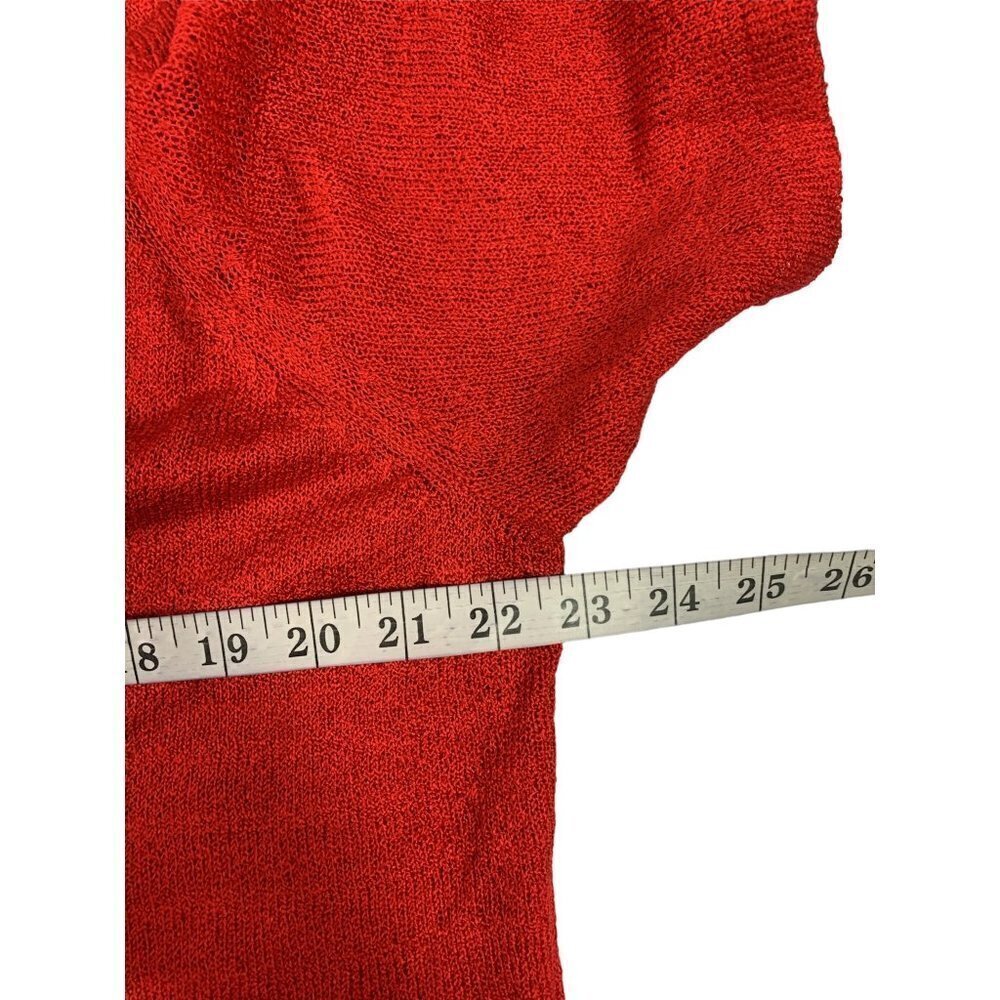 Dressbarn Women's Cherry Red Cardigan - Picture 4 of 6
